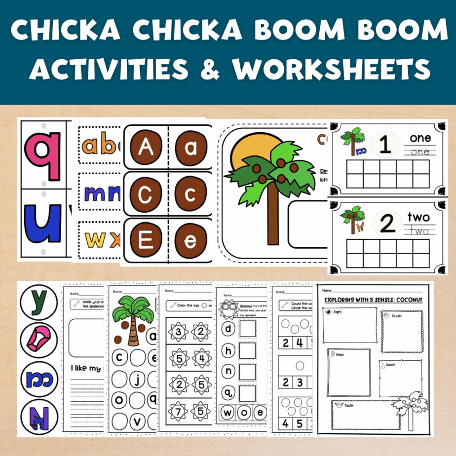 Chicka Chicka Boom Boom Activities & Worksheets