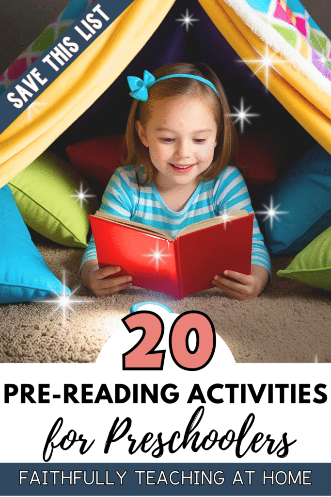 20 Pre-Reading Activities for Preschoolers