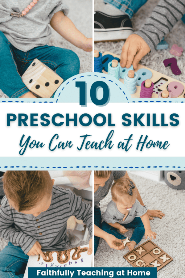 10 Essential Preschool Skills You Can Teach at Home - Faithfully ...