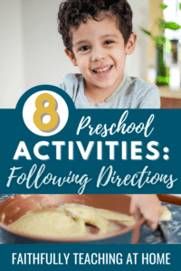 8 preschool activities for following directions