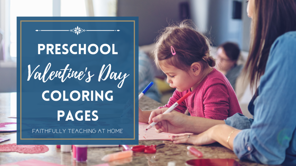 Free Preschool Valentine's Day Coloring Pages