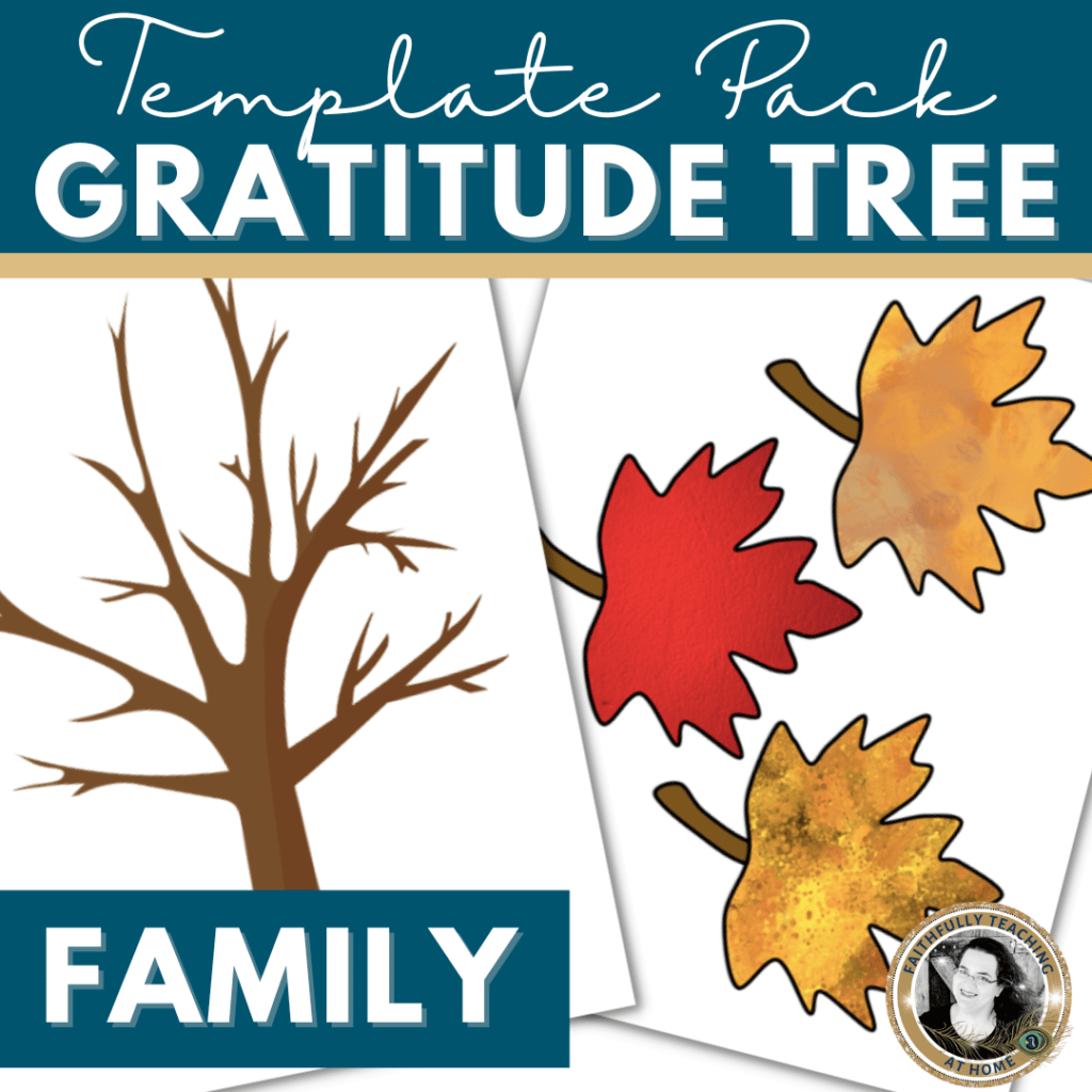Gratitude Tree Template Pack