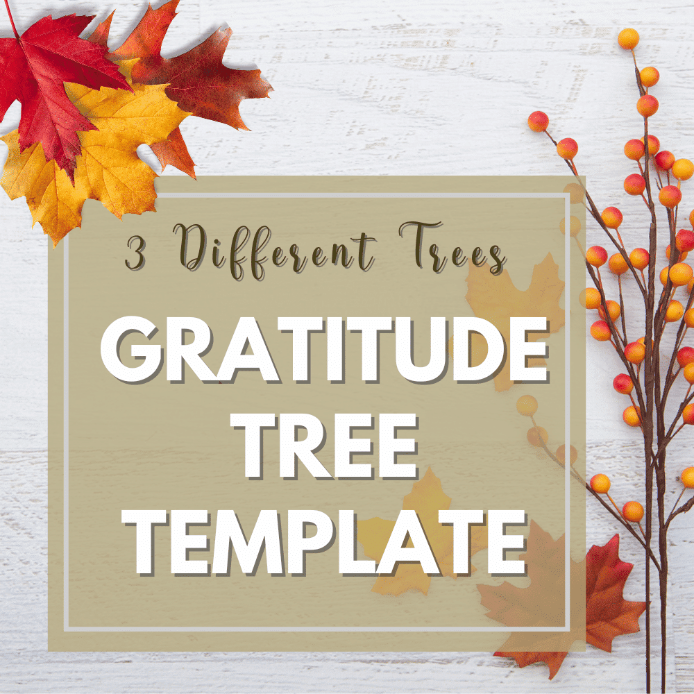Create Memories With Our Free Gratitude Tree Template Faithfully