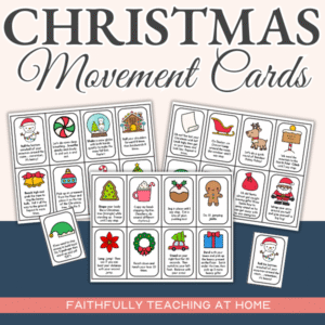 Christmas Movement Cards